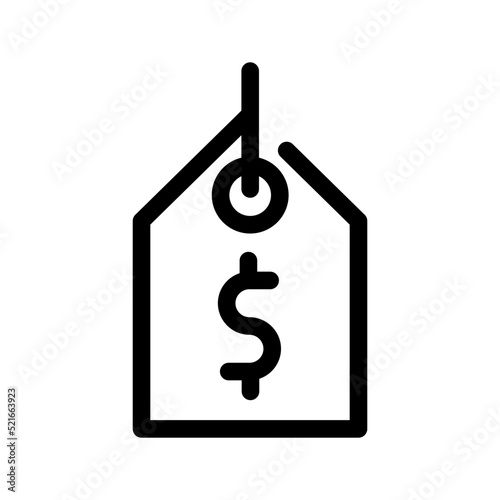 Price Tag Icon Vector Symbol Design Illustration