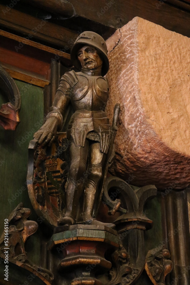 Fototapeta premium Détail du château du Haut-Koenigsbourg