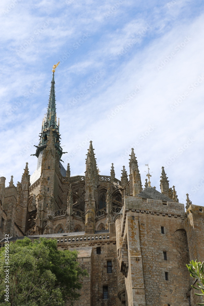 L'Abbaye du MontSaintMichel Stock Photo Adobe Stock