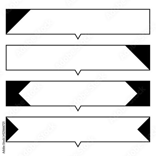 Vector Collection Set of Dialog Box Designs 