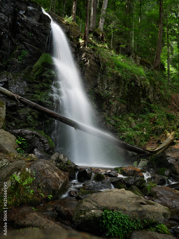 Obraz premium Zweribach Wasserfälle im Schwarzwald