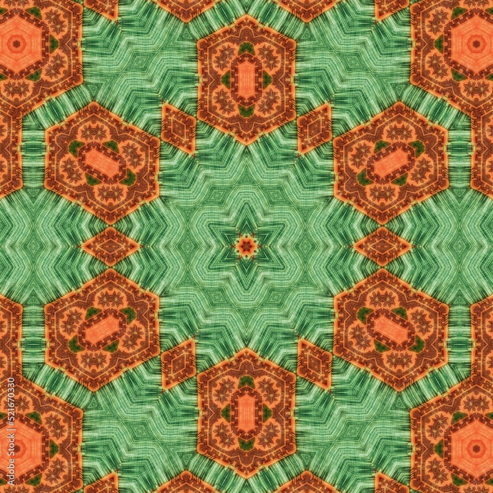 Turkish fashion for floor tiles and carpet. Traditional mystic background design. Arabesque ethnic texture. Geometric stripe ornament cover photo. Repeated pattern design for Moroccan textile print Turkish fashion for floor tiles and carpet. Traditional mystic background design. Arabesque ethnic texture. Geometric stripe ornament cover photo. Repeated pattern design for Moroccan textile print