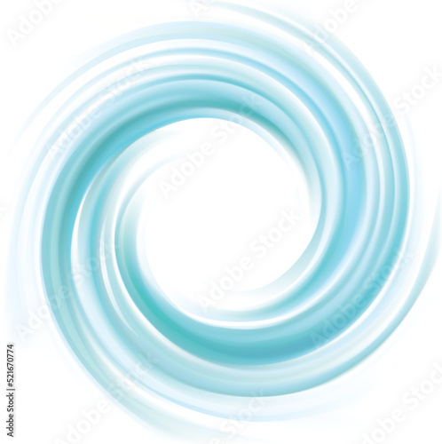 Vector bright blue swirling backdrop