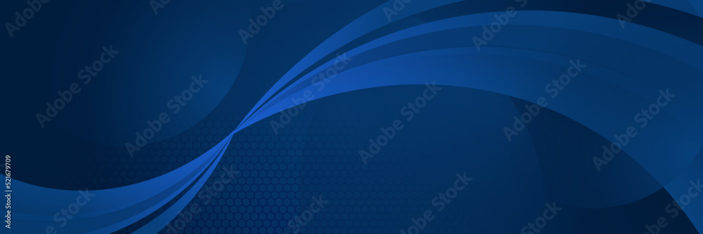 Modern abstract gradient dark navy blue banner. Minimal geometric dark blue light banner background abstract design. Vector abstract graphic design banner pattern background template. Modern abstract gradient dark navy blue banner. Minimal geometric dark blue light banner background abstract design. Vector abstract graphic design banner pattern background template.