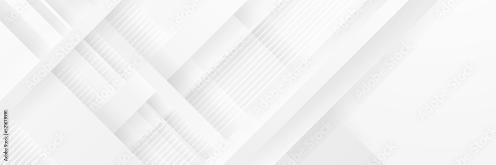 Fototapeta premium White abstract banner. Minimal vector white design. Vector illustration. Vector abstract graphic design banner pattern background template.