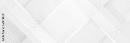 White abstract banner. Minimal vector white design. Vector illustration. Vector abstract graphic design banner pattern background template.