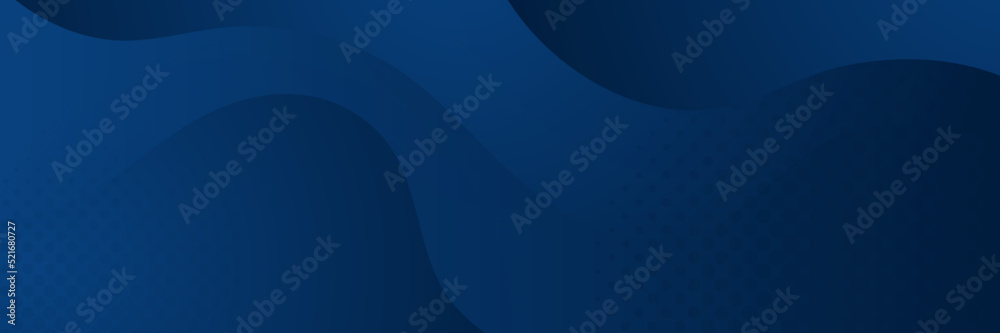 Obraz premium Modern dark blue banner geometric shapes corporate abstract technology background. Vector abstract graphic design banner pattern presentation background web template.