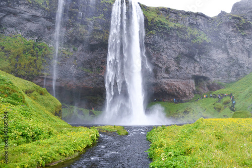 Fototapeta Naklejka Na Ścianę i Meble -  Amazing waterfall of Iceland - Europe