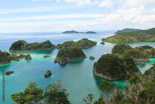 tropical island in indonesia