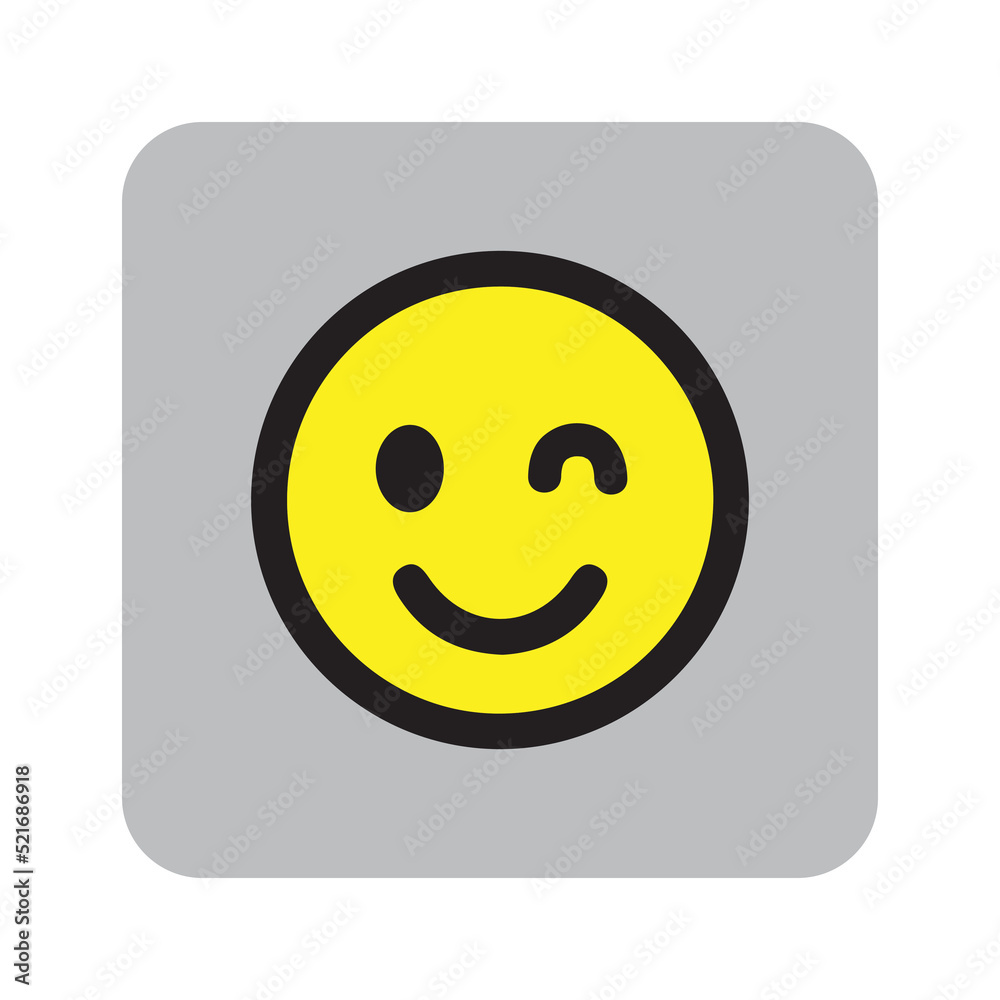 Fototapeta premium Emoji faces collection