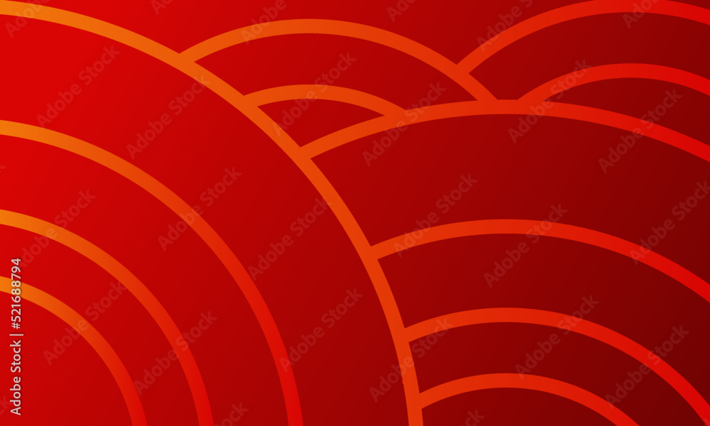 Abstract background lines, red yellow gradient color wave line, Smooth wave border background Wave red flow. Abstract background lines, red yellow gradient color wave line, Smooth wave border background Wave red flow.