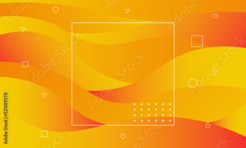 Abstract background colorful with gradient dynamic effect. Modern pattern, orange water wave style. suitable Wallpaper, Banner, Background, Card, Book Illustration, landing page, gift, cover