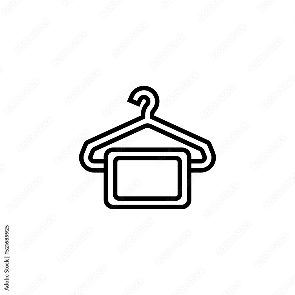 clothes hanger icon vector design templates