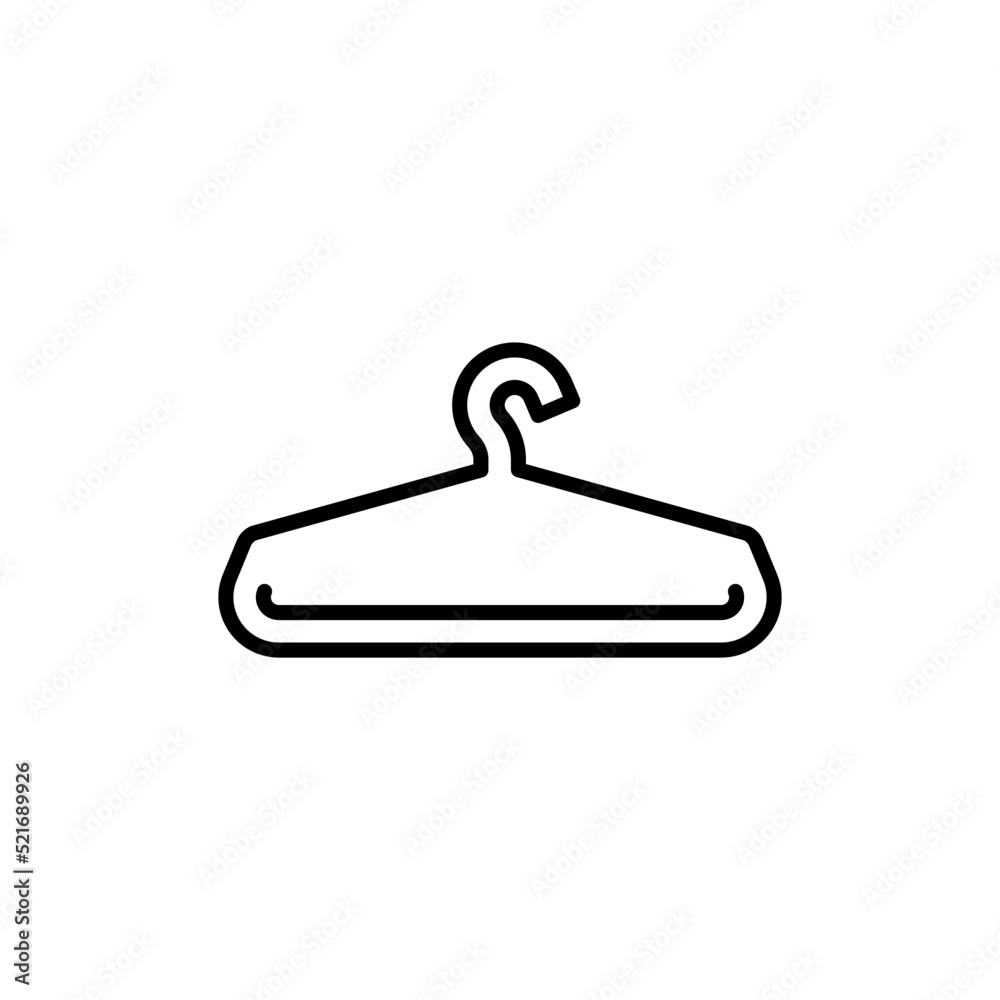 clothes hanger icon vector design templates