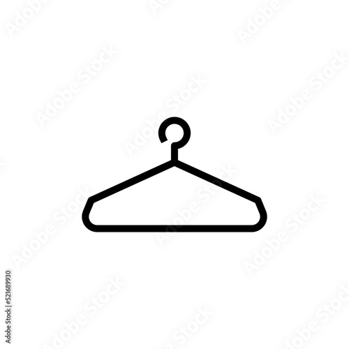 clothes hanger icon vector design templates