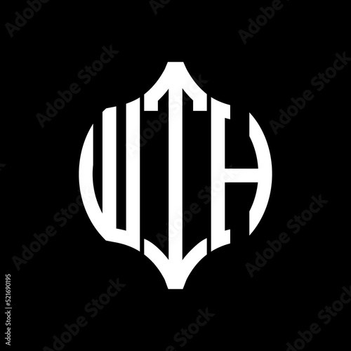 WTH letter logo. WTH best black background vector image. WTH Monogram logo design for entrepreneur and business.
