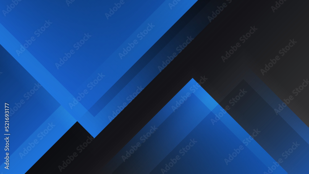 Black and blue abstract background paper shine and layer element vector for presentation design. Suit for business, corporate, institution, party, festive, seminar, and talks.