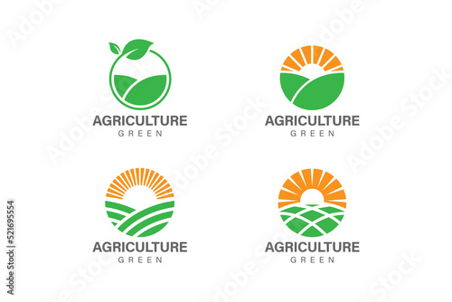 Agriculture logo collection