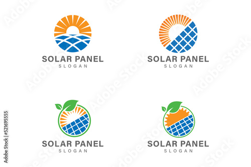 Solar panel logo collection