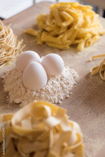 eggs and pasta 