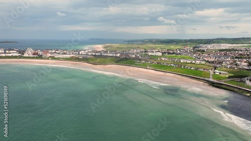 Portrush Beach Atlantic Ocean North Coast Co Antrim Northern Ireland photo