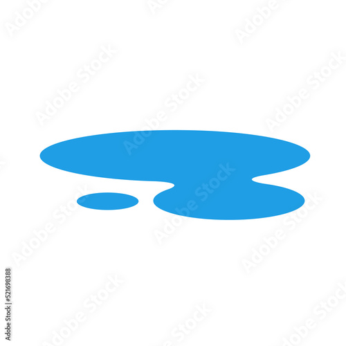 spilled water icon vector illustration 