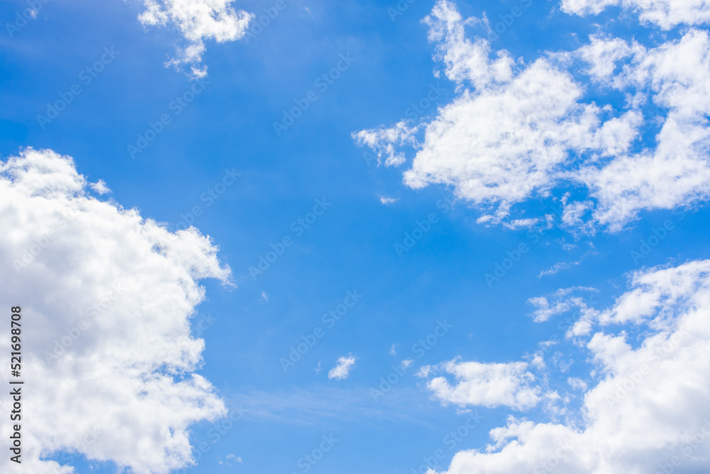 Beautiful White Clouds in Blue Sky Beautiful White Clouds in Blue Sky