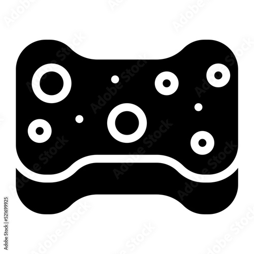 Sponge cleaning hygienic - solid icon