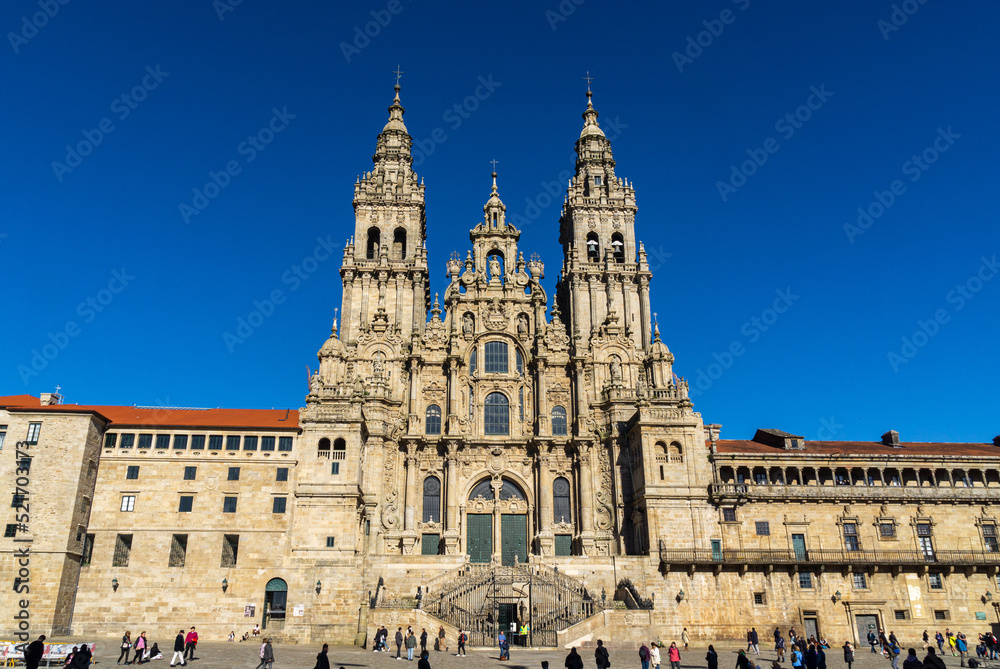 Catedral de Santiago de Compostela. Galicia, España.