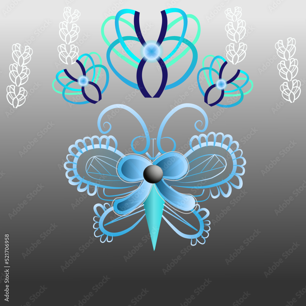 abstract floral background abstract floral background