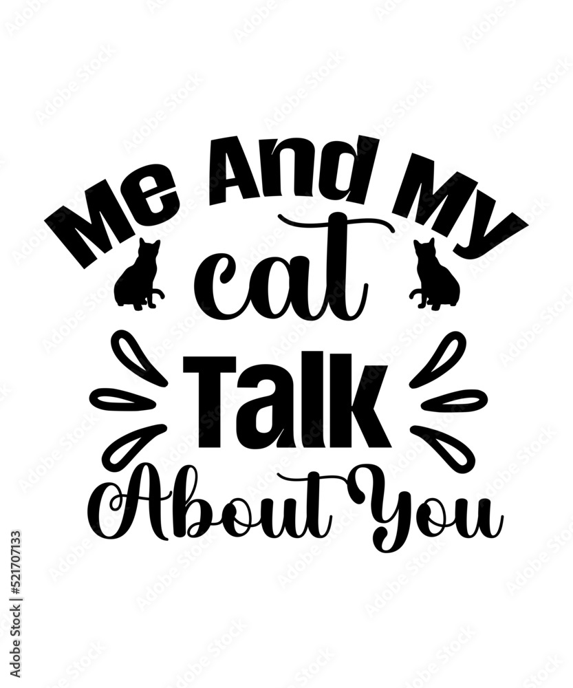 Fototapeta premium Cat t shirt designs