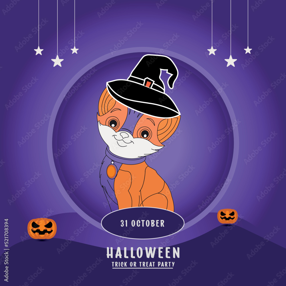 Halloween background illustration happy halloween day holiday celebration
