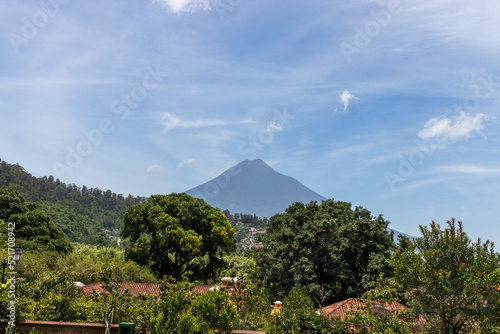 Agua volcano in Guatemala landscape
