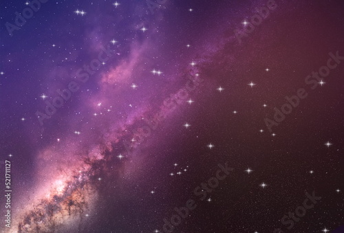 sky starry night space bright star cosmic nebula milky way  defocus background  template banner