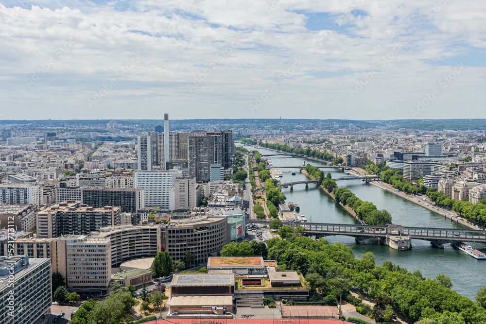 Obraz premium view from eiffel tower