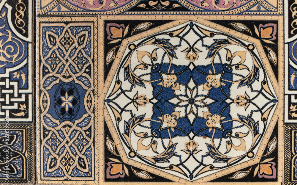 mosaic tile, mosaic panels, colorful image