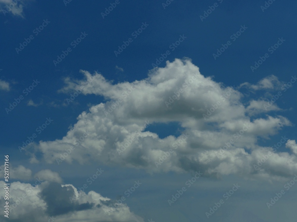 Amazing cotton cloud formations in the skies Amazing cotton cloud formations in the skies
