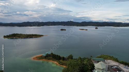 The Batang Ai Dam of Sarawak  Borneo  Malaysia