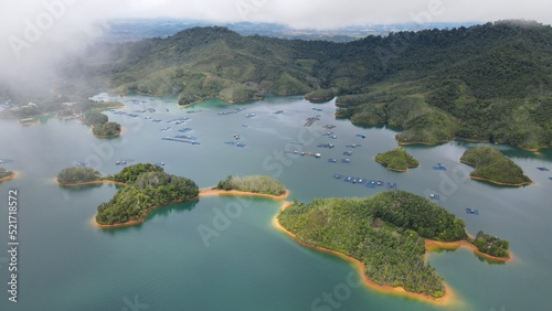 The Batang Ai Dam of Sarawak, Borneo, Malaysia photo