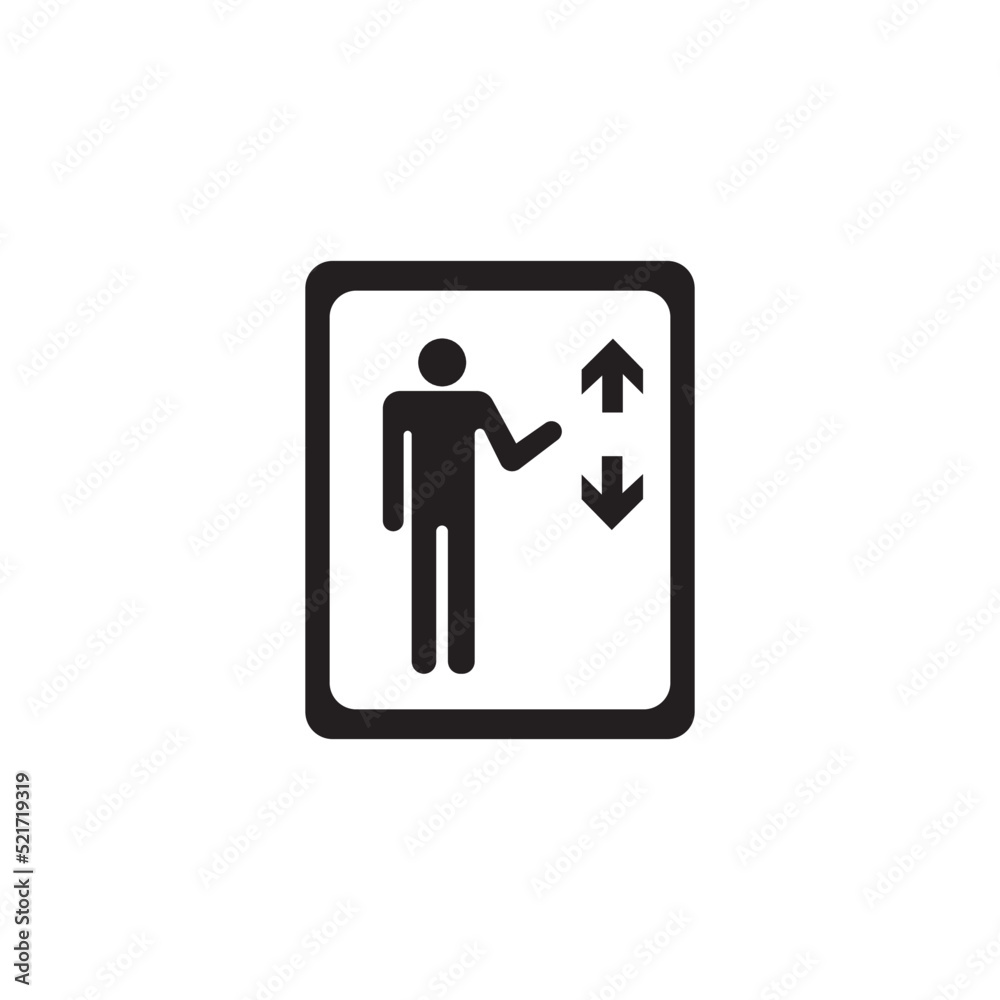 elevator icon logo vector design template elevator icon logo vector design template