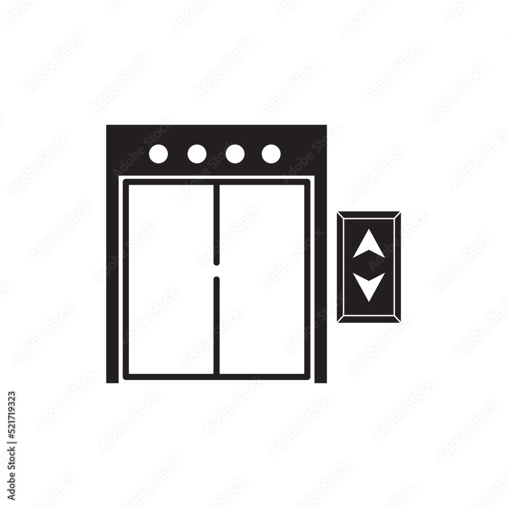 elevator icon logo vector design template elevator icon logo vector design template