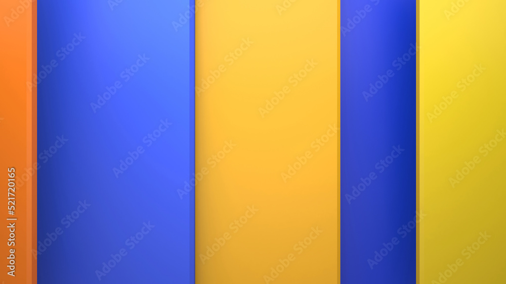 Fototapeta premium colorful 3d render abstract background. vertical geometric 3d shapes with different height level. background for slide show, presentation