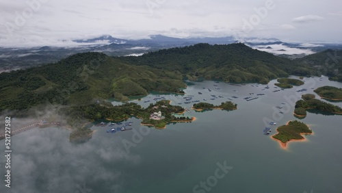 The Batang Ai Dam of Sarawak, Borneo, Malaysia photo