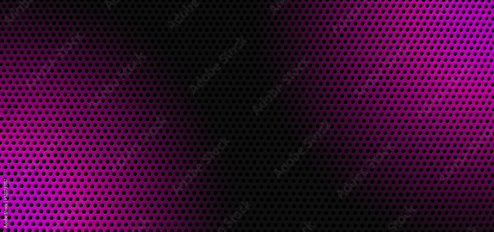 purple dot background with black gradient.