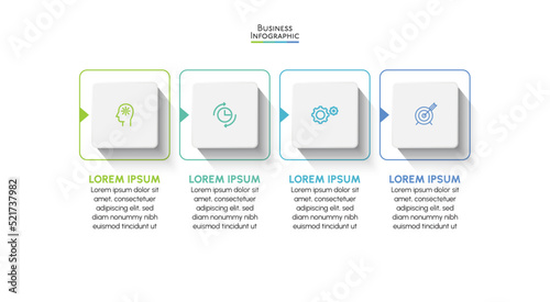 Business data visualization. timeline infographic icons designed for abstract background template milestone element modern diagram process technology digital marketing data presentation chart Vector