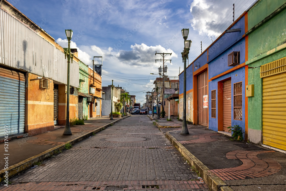 narrow street Barinas Venezuela