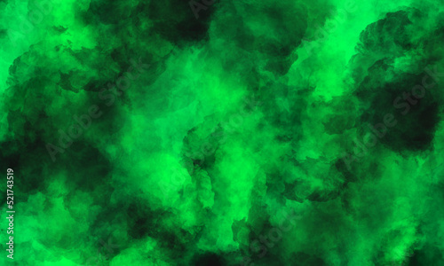 black background with turquoise smoke