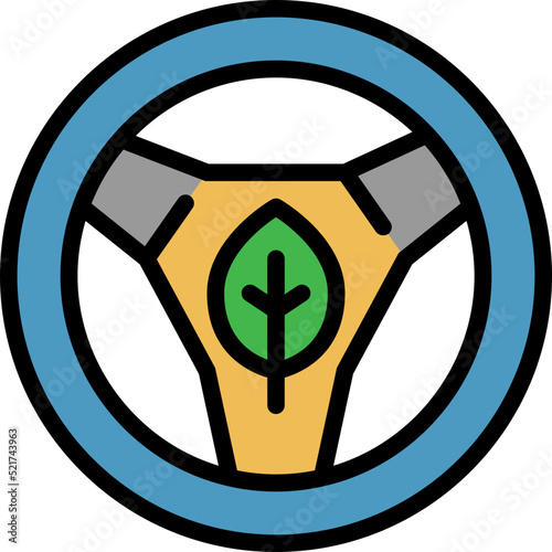 eco drive filled outline icon