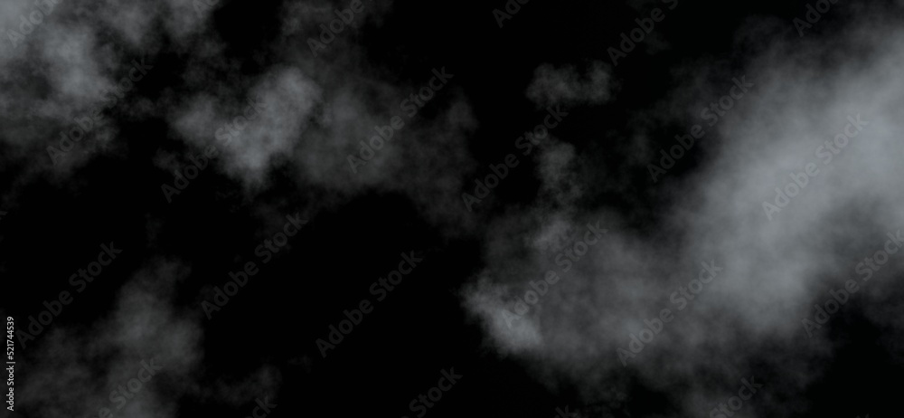 Colorful smoke,  cloud with back background.