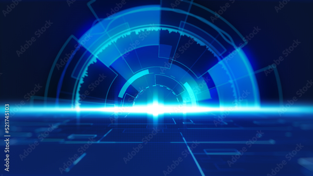 Abstract Tunnel Digital Technology Futuristic Hud Equalizers Background Abstract Tunnel Digital Technology Futuristic Hud Equalizers Background